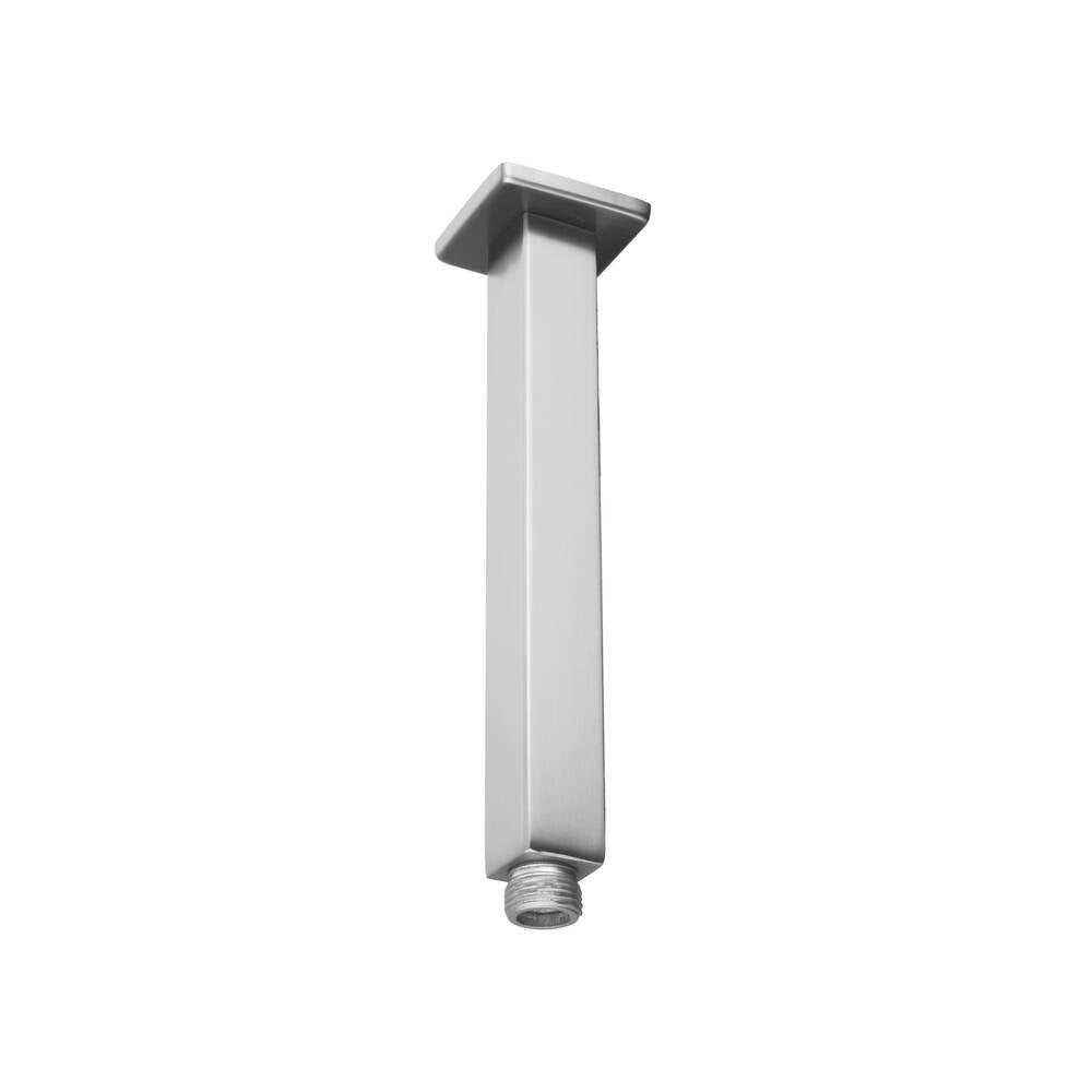 BRAZO DUCHA CUADRADA A TECHO NICKEL