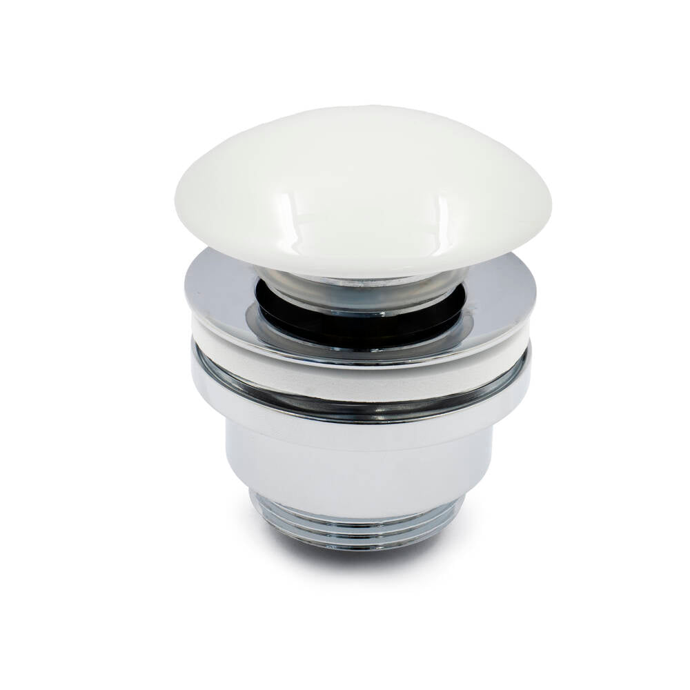 VÁLVULA  CLIC TAPON CERAMICO BLANCA