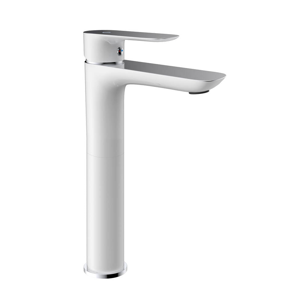 LAVABO ALTO CASSIO BLANCO/CROMO