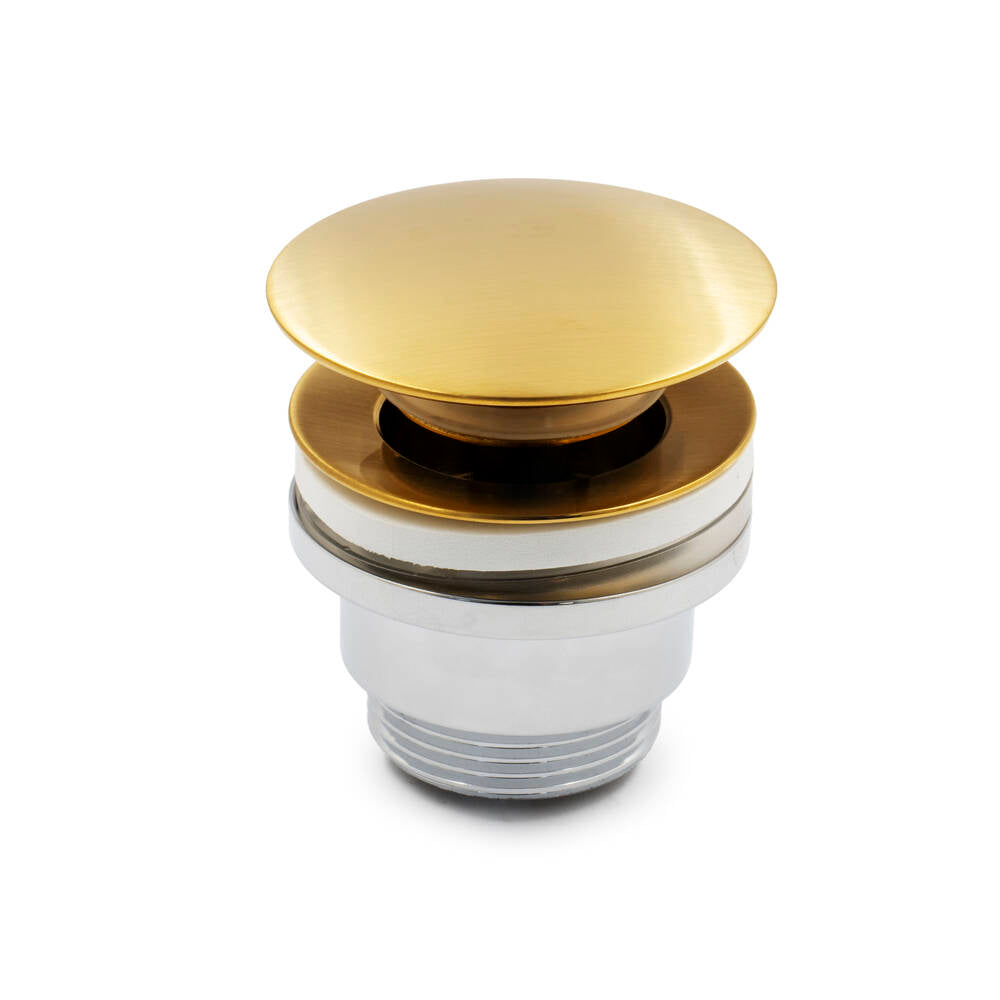 VALVULA CLIC CLAC REDONDA ORO