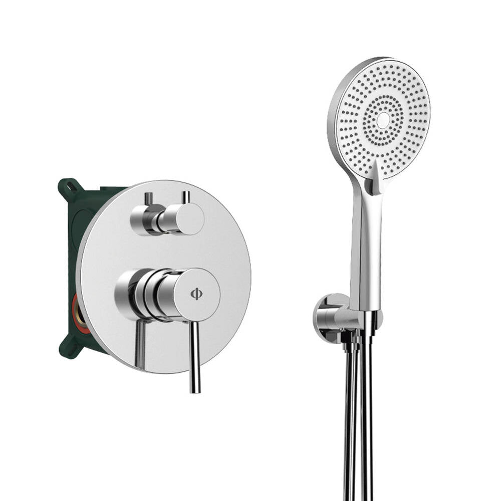 CONJUNTO EMPOTRAR 2 FUN. MONOMANDO SIRIO CROMO