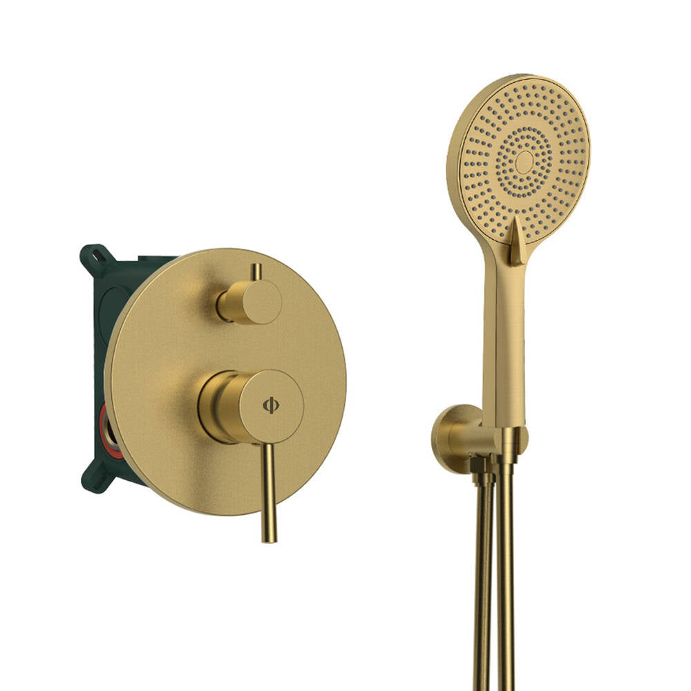 CONJUNTO EMPOTRAR 2 FUN. MONOMANDO SIRIO ORO