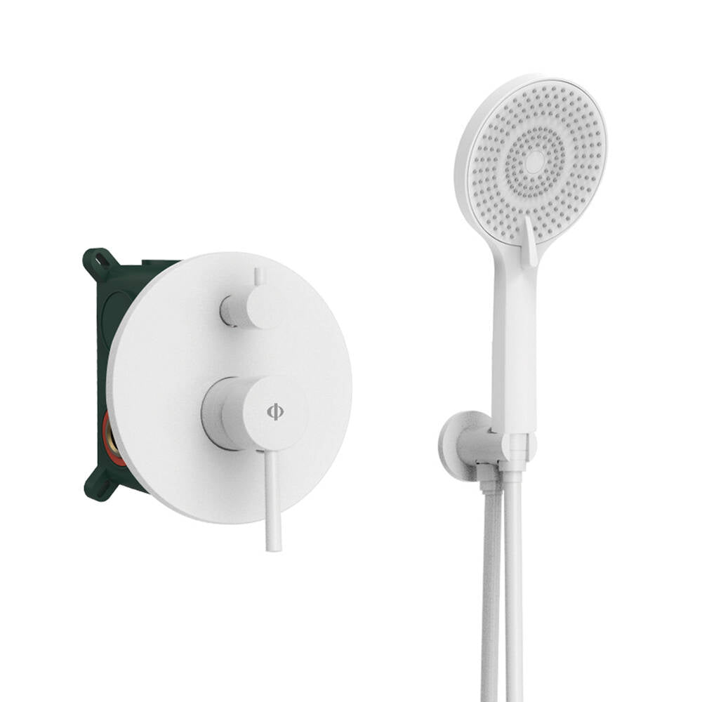 CONJUNTO EMPOTRAR 2 FUN. MONOMANDO SIRIO BLANCO