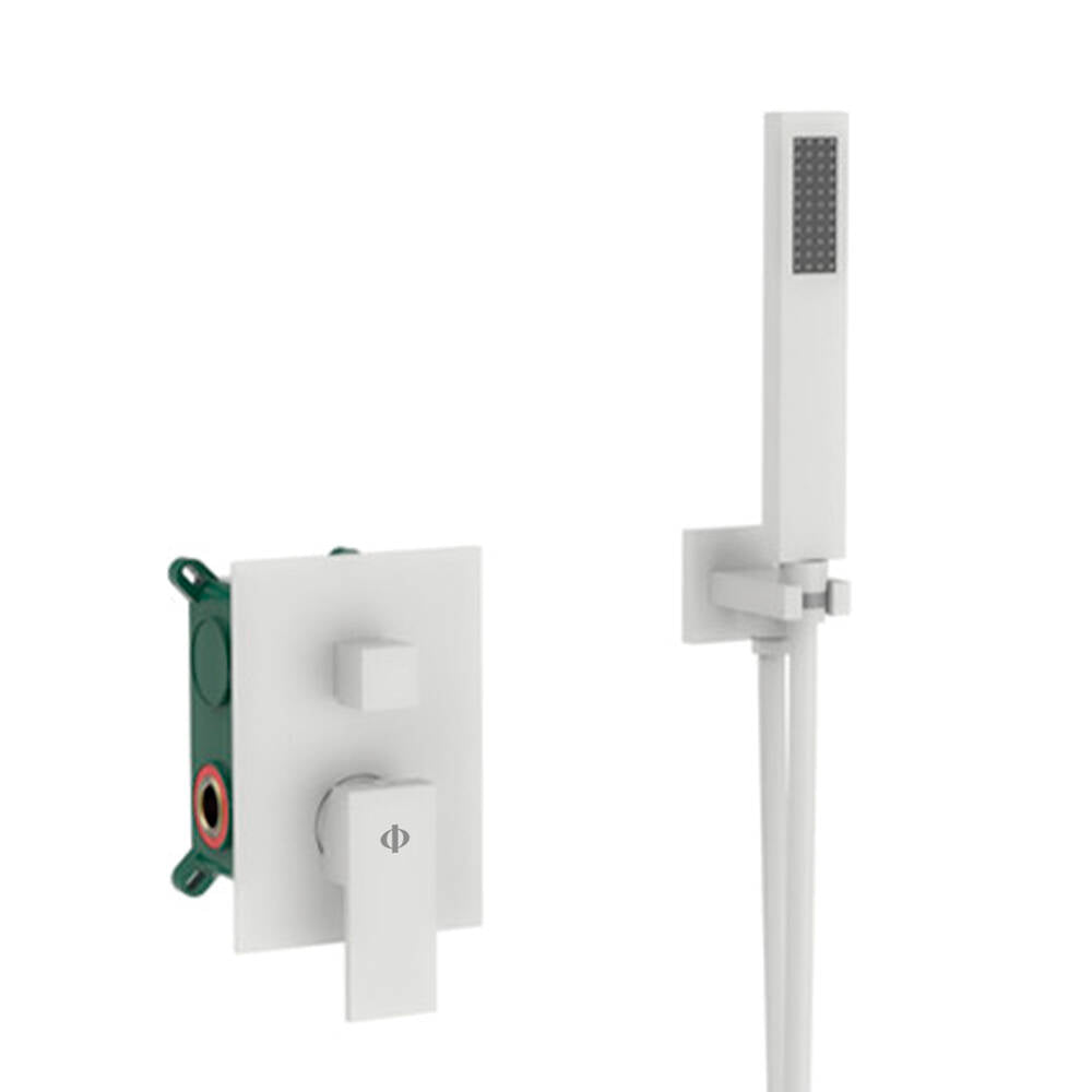 CONJUNTO EMPOTRAR 2 FUN. MONOMANDO ORION BLANCO