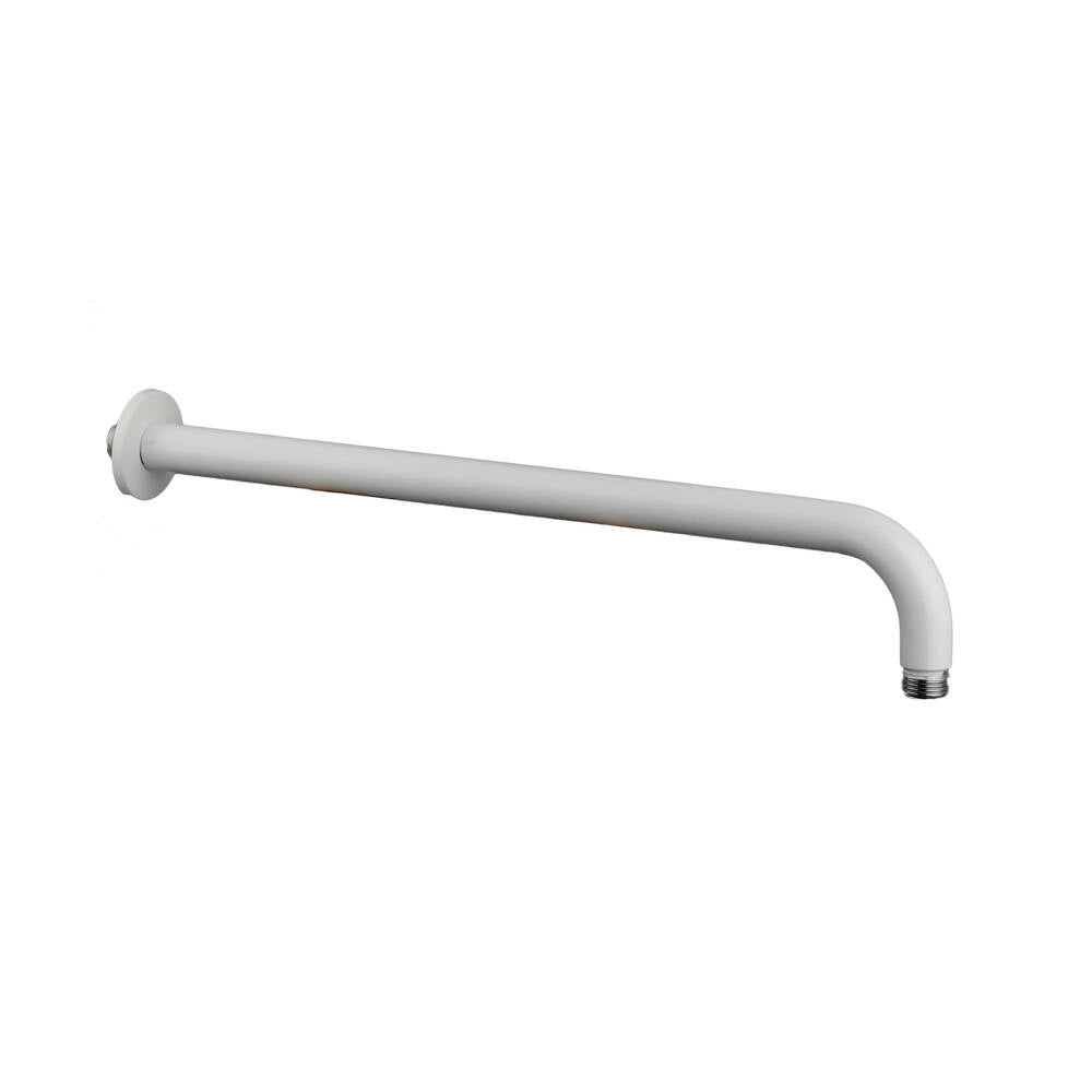 BRAZO DUCHA REDONDO A PARED BLANCO