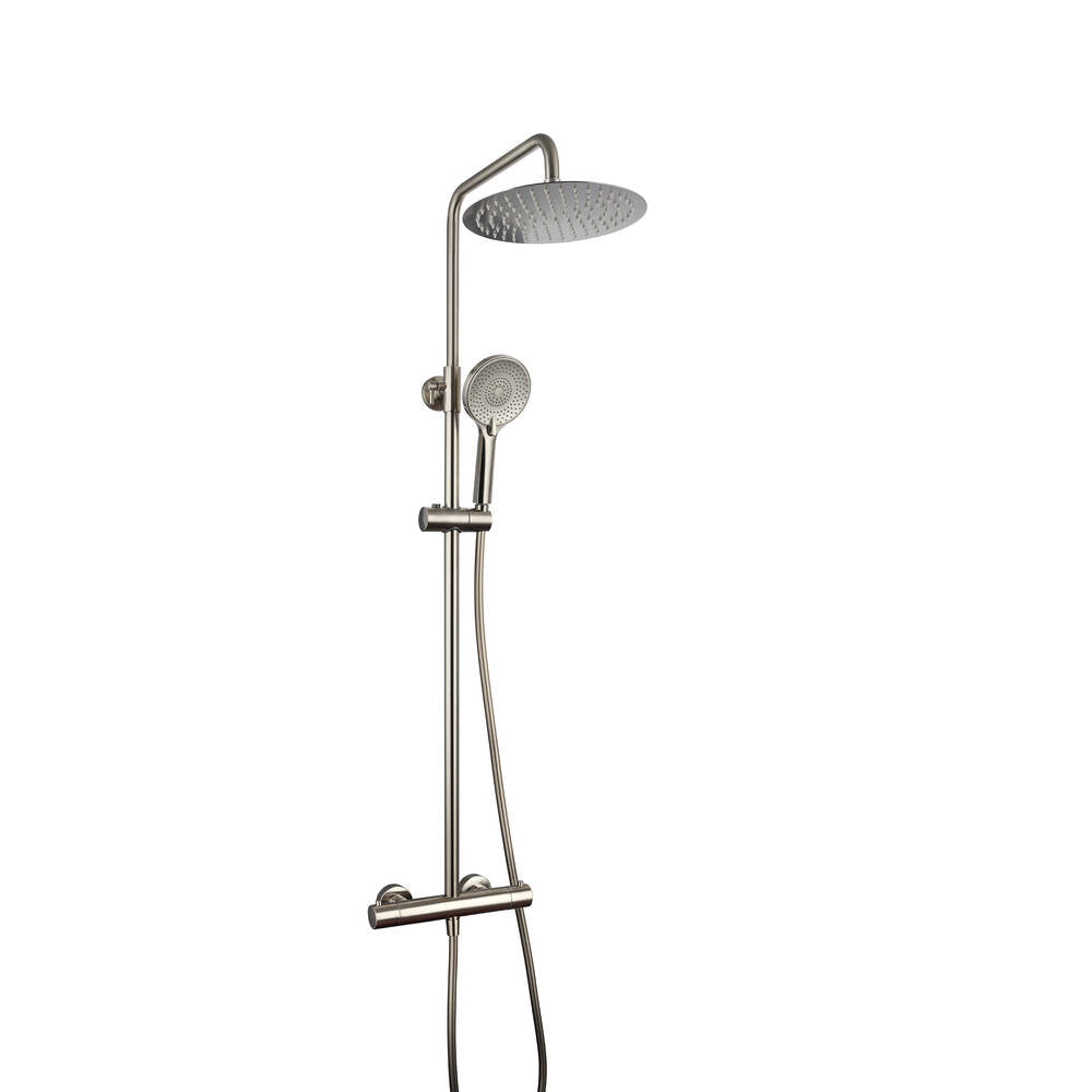 DUCHA TERMOSTÁTICA ELITE ROUND NICKEL