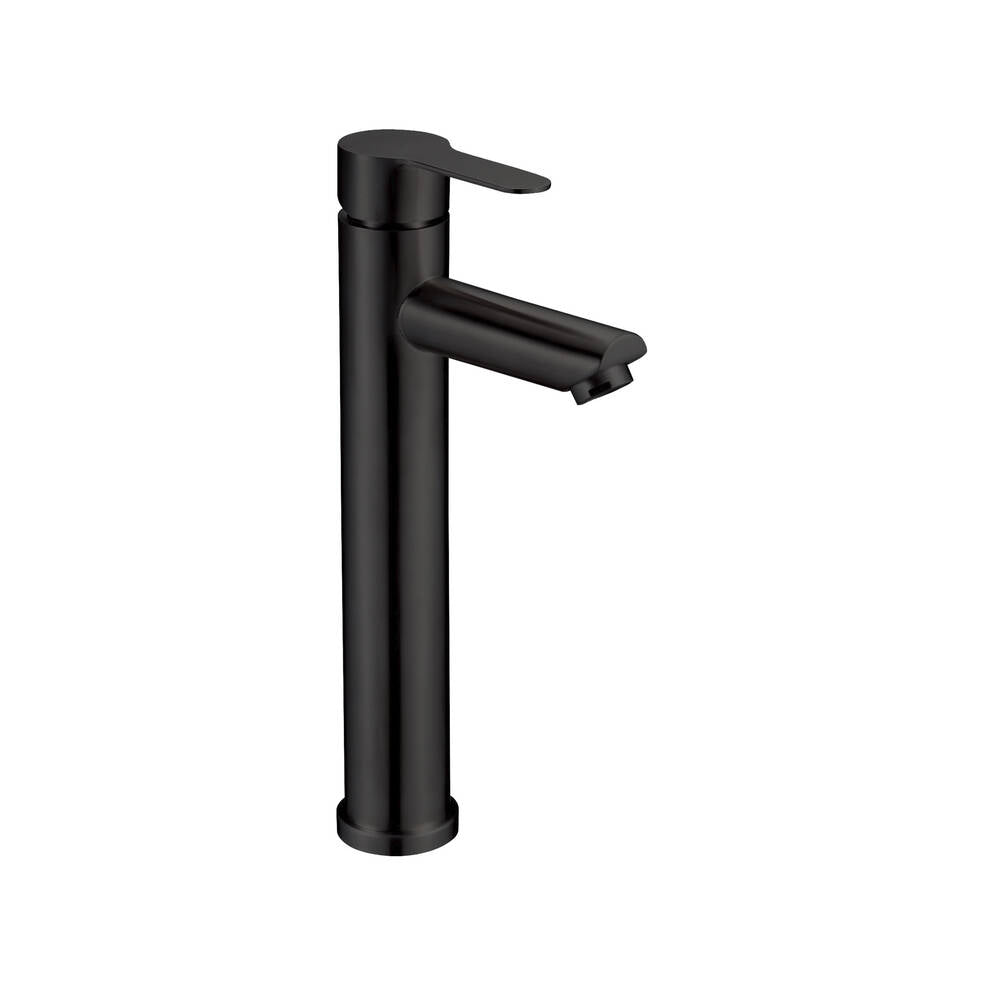 MONOMANDO LAVABO ALTO IONY NEGRO ACERO