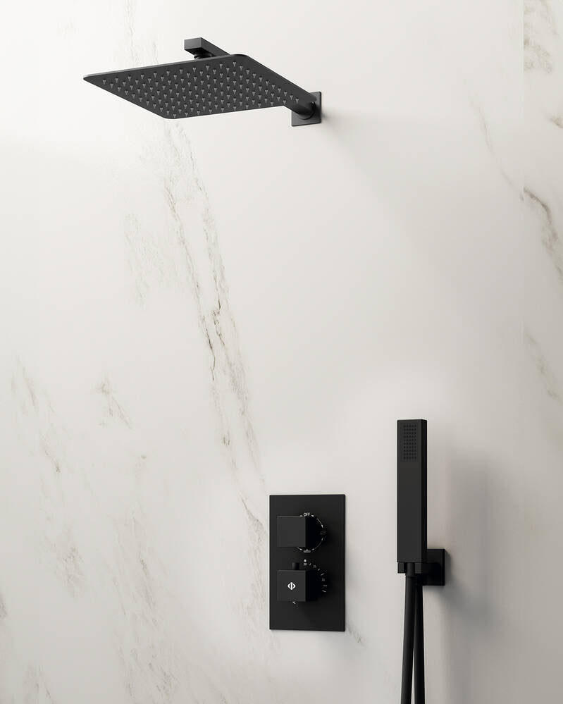 CONJ. EMPOTR. TERMOSTÁTICO ORION NG + ROCIADOR PARED