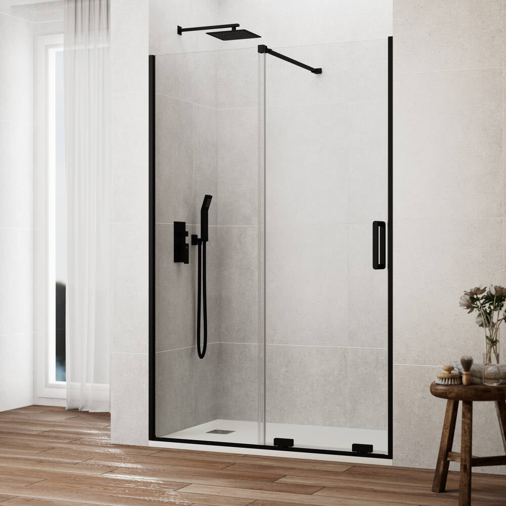 MAMPARA FRON DUCHA KENNA BLACK 95-100 & MAMPARA FRON DUCHA KENNA BLACK 100-105