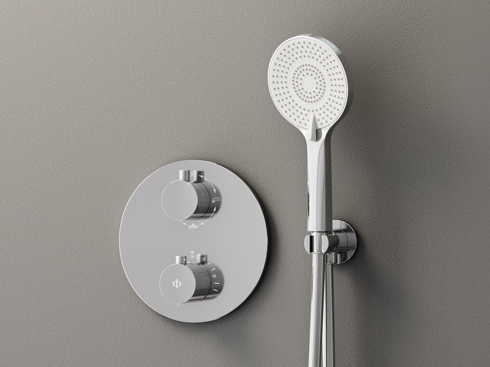 GRIFERÍA ROUND EMPOTRABLE PARA DUCHA